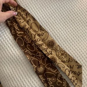 Coach handbag silk scarf